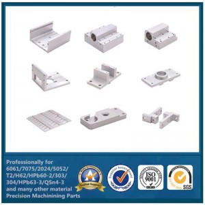 โรงงานประเทศจีนที่กำหนดเองอุปกรณ์เสริมอลูมิเนียม CNC ชิ้นส่วนเครื่องจักรกล